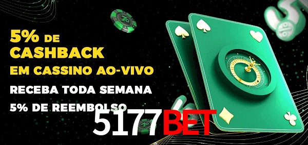 Promoções do cassino ao Vivo 5177bet